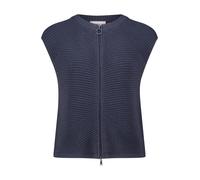Grobstrickjacke ohne Arm dunkelblau 36