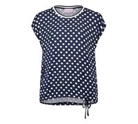 betty barclay - so cosy - - Printshirt dunkelblau/weiß - Gr. - 42