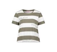 betty barclay - so cosy - - Ringelshirt khaki/cream - Gr. - 44