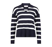 betty barclay - so cosy - - Strickpullover patch dark blue/cream - Gr. - 36