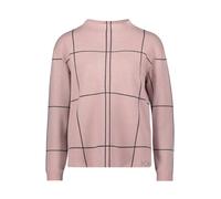 Betty Barclay Damen Strickpullover kariert 44, Patch Rosé/Grey