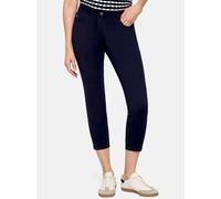 Regular-fit-Jeans BETTY BARCLAY "Damen mit aufgesetzten Taschen", Damen, Gr. 40, Normalgrößen, dunkelblau, Obermaterial: 74% Baumwolle, 11% Polyester, 11% Elastomultiester, 4% Elasthan, Basic, relaxed