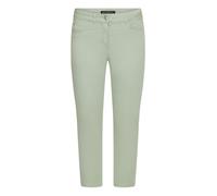 Regular-fit-Jeans BETTY BARCLAY "Damen mit aufgesetzten Taschen", Damen, Gr. 42, Normalgrößen, grün (chinois grün), Obermaterial: 74% Baumwolle, 11% Polyester, 11% Elastomultiester, 4% Elasthan, Basic