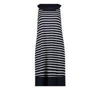 Sommerkleid BETTY BARCLAY "Damen ohne Arm", Damen, Gr. 36, Normalgrößen, dunkelblau, weiß, Obermaterial: 95% Viskose, 5% Elasthan; Besatz: 95% Viskose, 5% Elasthan, tailliert kurz, U-Boot-Ausschnitt, 