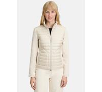 Jackenblazer BETTY BARCLAY "Betty Barclay Damen Steppjacke mit Reißverschluss", Damen, Gr. 44, beige, Obermaterial: 100% Polyamid. Besatz: 45% Viskose, 37% Polyester, 10% Modal, 8% Elasthan. Füllung: 