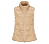 Strickweste BETTY BARCLAY "Damen Steppweste mit Reißverschluss", Damen, Gr. 42, beige, Obermaterial: 100% Polyamid. Füllung: 100% Polyester., figurumspielend normal, Westen (53310911-42) beige