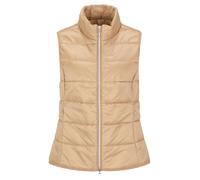 Strickweste BETTY BARCLAY "Damen Steppweste mit Reißverschluss", Damen, Gr. 42, beige, Obermaterial: 100% Polyamid. Füllung: 100% Polyester., figurumspielend normal, Westen (53310911-42) beige
