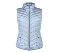 Strickweste BETTY BARCLAY "Damen mit Stehkragen", Damen, Gr. 40, faded blau, Obermaterial: 100% Polyamid; Füllung: 100% Polyester, figurumspielend, Westen Strickweste (92245234-40) faded blau