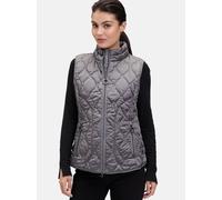Strickweste BETTY BARCLAY "Betty Barclay Damen Steppweste mit Stehkragen", Damen, Gr. 36, grau (dunkel grau), Obermaterial: 100% Polyamid., casual, figurumspielend, Westen (51351268-36) dunkel grau