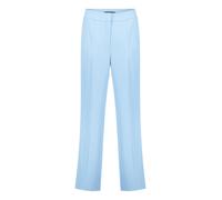 Stoffhose BETTY BARCLAY "Damen unifarben", Damen, Gr. 42, Normalgrößen, blau (powder blau), Obermaterial: 96% Polyester, 4% Elasthan, relaxed fit lang, Hosen Stoffhose (10782129-42) powder blau