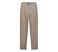 Stoffhose unifarben beige Damen