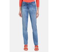 Stretch-Jeans BETTY BARCLAY "Betty Barclay Stretch-Hose mit elastischem Bund", Damen, Gr. 40, Normalgrößen, blau (light blau denim), Denim/Jeans, Obermaterial: 81% Baumwolle, 17% Polyester, 2% Elastha