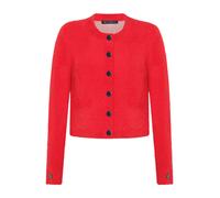 Betty Barclay Strick-Cardigan Regular Fit mit aufgesetzten Taschen Rot Größe 42