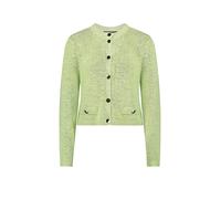Strickjacke BETTY BARCLAY "Damen mit aufgesetzten Taschen", Damen, Gr. 42, foam grün, Strick, Obermaterial: 65% Polyacryl, 35% Polyamid, Basic, gerade normal, Rundhals, Strickjacken Strickjacke (94763