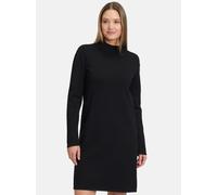 Betty Barclay Knielanges Kleid mit geripptem Stehkragen in Black, Größe 46