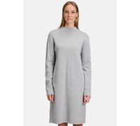 Strickkleid BETTY BARCLAY "Damen Strickkleid mit Stehkragen", Damen, Gr. 46, Normalgrößen, grau (light silber melange), Strick, Obermaterial: 55% Viskose, 30% Polyester, 15% Polyamid., figurumspielend