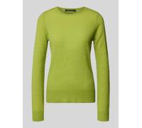 Strickpullover BETTY BARCLAY "Betty Barclay Damen Kaschmir-Pullover mit Rundhalsausschnitt", Damen, Gr. 42, fresh moss, Strick, Obermaterial: 100% Kaschmir., Basic, gerade lang, Rundhals, Pullover (27