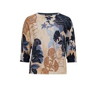 Betty Barclay - Strickpullover Beige/Blau - Gr. - 42