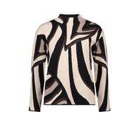 Strickpullover BETTY BARCLAY "Damen mit Stehkragen", Damen, Gr. 42, beige, taupe, Strick, Obermaterial: 45% Viskose, 24% Polyester, 21% Polyamid, 10% Polyester, gerade normal, Pullover Strickpullover