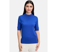 Kurzarmshirt BETTY BARCLAY "Betty Barclay Damen Strickpullover kurzarm", Damen, Gr. 38, blau (adria), Strick, Obermaterial: 80% Viskose, 20% Polyamid., feminin, figurbetont normal, Shirts (26088662-38