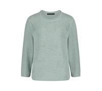 Strickpullover BETTY BARCLAY "Damen mit 3/4 Arm", Damen, Gr. 44, gray mist, Strick, Obermaterial: 65% Polyacryl, 35% Polyamid, Basic, gerade normal, Rundhals, Pullover Strickpullover (90437405-44) gra