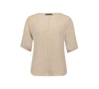 Betty Barclay - Strickpullover mit U-Boot-Ausschnitt und Halbarm beige - Gr. - 48
