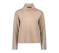 Betty Barclay Rollkragenpullover aus Viskose-Mix mit grafischem Muster in Beige, Größe 42