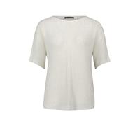 Kurzarmshirt BETTY BARCLAY "Damen kurzarm", Damen, Gr. 44, rohweiß, Strick, Obermaterial: 65% Polyacryl, 35% Polyamid, figurumspielend normal, U-Boot-Ausschnitt, Shirts (98582145-44) rohweiß