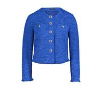 Betty Barclay - Strukturierter Kurzblazer mit Rundhalsausschnitt blau - Gr. - 40