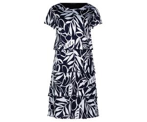 Betty Barclay - Stufenkleid dunkelblau/weiß - Gr. - 38