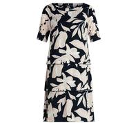 Betty Barclay Damen Stufenkleid Kurzarm 42, Schwarz/Beige