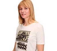 Basic Shirt Patch White/Dark Blue Damen
