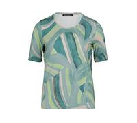 Kurzarmshirt BETTY BARCLAY "Damen mit Rundhalsausschnitt", Damen, Gr. 48, mint, grün, Jersey, Obermaterial: 95% Viskose, 5% Elasthan, tailliert normal, Rundhals, Shirts (89958215-48) mint, grün