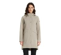 Outdoorjacke BETTY BARCLAY "Damen mit abnehmbarer Kapuze", Damen, Gr. 42, beige, Obermaterial: 88% Polyester, 12% Elasthan. Besatz: 100% Polyamid. Futter: 100% Polyester, tailliert, Jacken Outdoorjack