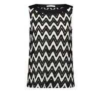 Betty & Co - Ärmelloses Stricktop schwarz - Gr. - S