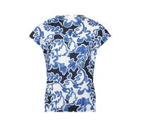Betty & Co - Blusenshirt Weiß/Dunkelblau - Gr. - XL
