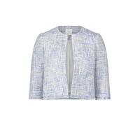 Betty & Co - Bolero-Jacke weiß/blau - Gr. - 38