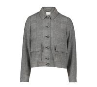 Jackenblazer BETTY & CO "Damen Casual-Jacke mit Taschen", Damen, Gr. 36, grün (schwarz, camel), Obermaterial: 72% Polyester, 25% Viskose, 3% Elasthan. Futter: 100% Polyester., lässig geschnitten norma