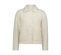 Canvasjacke BETTY & CO "Damen mit Kragen", Damen, Gr. 40, beige (cream), Obermaterial: 82% Polyester, 18% Polyamid, gerade, Jacken (30384606-40) cream