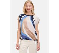 BETTY & CO Casual-Shirt mit Print - Nature/Blue XXL