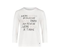 Betty & Co - Casual-Shirt patch cream/black - Gr. - L