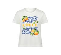 Betty & Co Damen Casual-Shirt mit Print S, Patch White/Blue