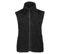Plüschweste BETTY & CO "Damen Kunstfell-Weste mit Taschen", Damen, Gr. 38, schwarz, Obermaterial: 100% Polyester. Besatz: 95% Polyester, 5% Elasthan. Futter: 100% Polyester., figurumspielend hüftlang,