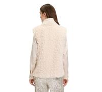 Betty & Co Weste 4453/3226 aus Kunstfell White Sand Größe 40
