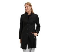 Wintermantel BETTY & CO "Betty & Co Damen Blazermantel mit Knöpfen", Damen, Gr. 38, schwarz, Obermaterial: 66% Polyester, 32% Viskose, 2% Elasthan. Futter: 100% Polyester., modisch, tailliert normal,