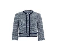 Betty & Co Damen Bolero mit aufgesetzten Taschen, Dark Blue Melange, 42