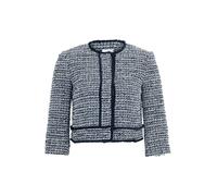 Betty & Co Damen Bolero-Jacke mit aufgesetzten Taschen 38, Dark Blue Melange