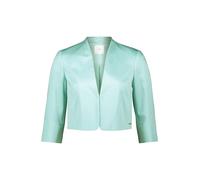 Bolerojacke BETTY & CO "Betty & Co Bolero-Jacke unifarben", Damen, Gr. 40, blau (pastel turquoise), Obermaterial: 97% Baumwolle, 3% Elasthan. Futter: 100% Polyester., modisch, tailliert, 3/4-Ärmel Ärm