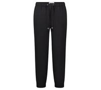 Betty & Co Stoffhose Damen mit elastischem Bund, lässig 7/8, 76% Baumwolle, schwarz Gr. 36