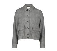 Jackenblazer BETTY & CO "Damen Casual-Jacke mit Taschen", Damen, Gr. 36, grün (schwarz, camel), Obermaterial: 72% Polyester, 25% Viskose, 3% Elasthan. Futter: 100% Polyester., lässig geschnitten norma